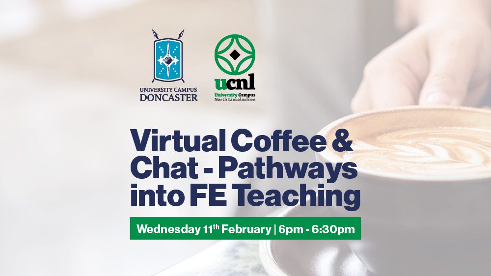 Virtual Coffee and Chat – Pathways into FE Teaching – February 2026
