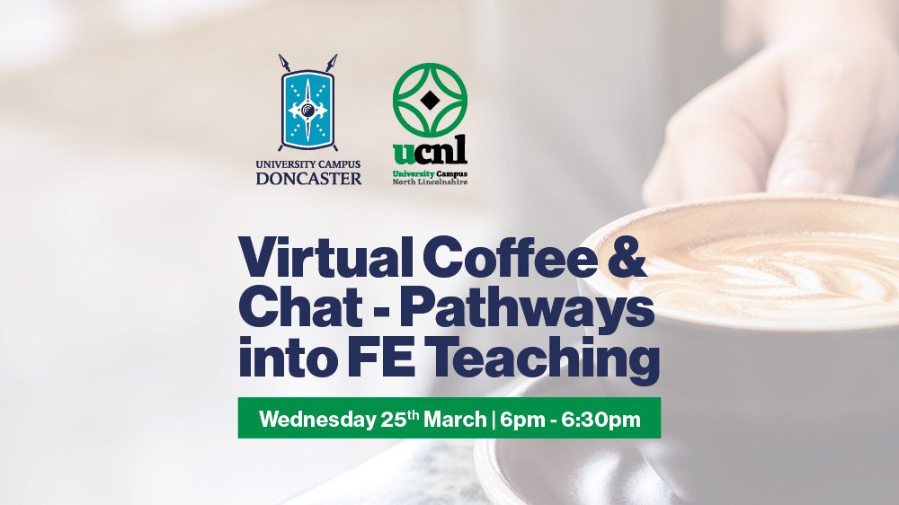 Virtual Coffee and Chat – Pathways into FE Teaching – March 2026